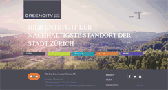 Desktop Screenshot of greencity.ch